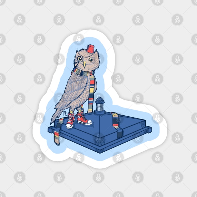 Doctor Hoot Sticker by MareveDesign